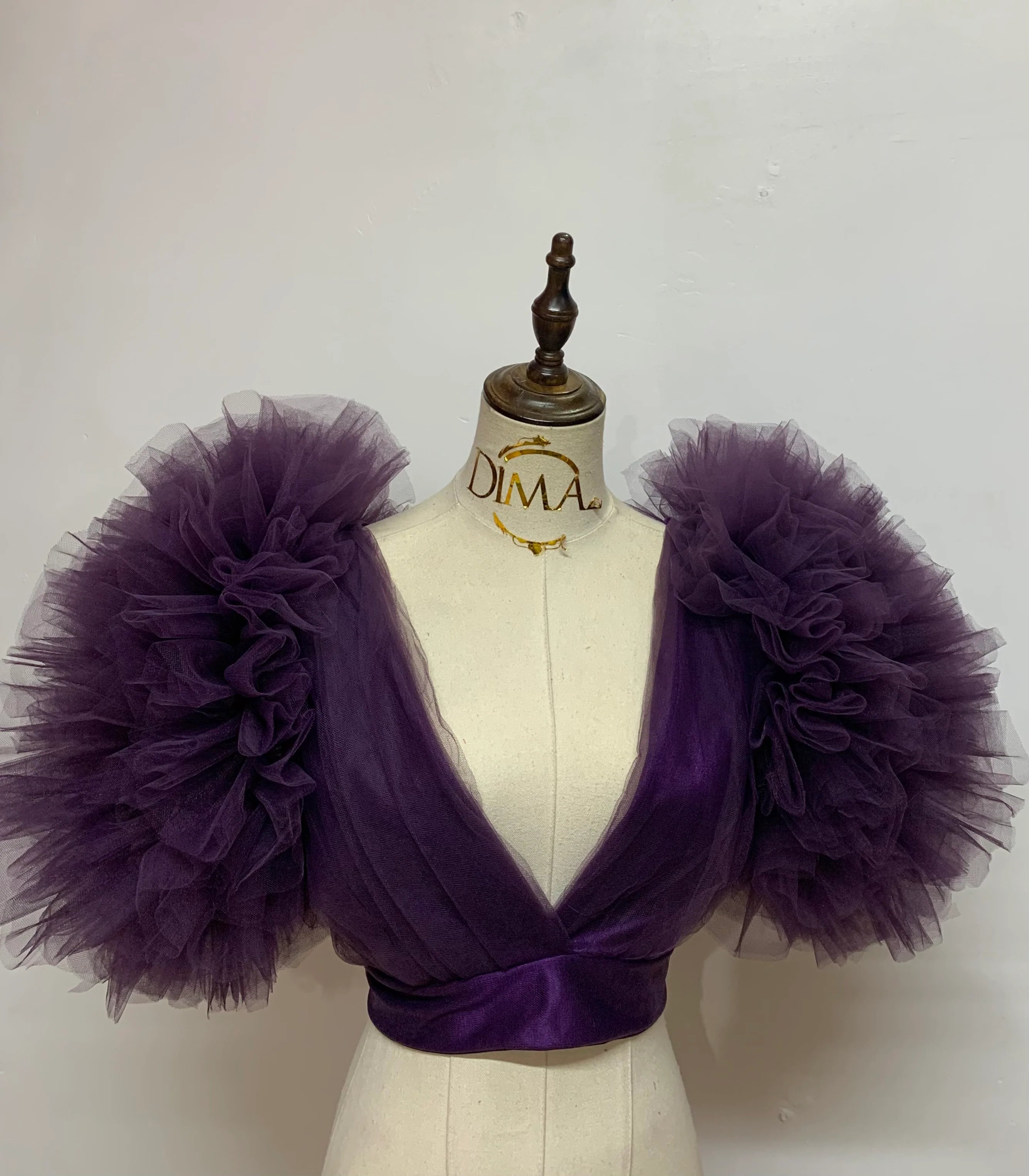 Ixora Coord - Ruffle Tulle Blouse - Dimaz