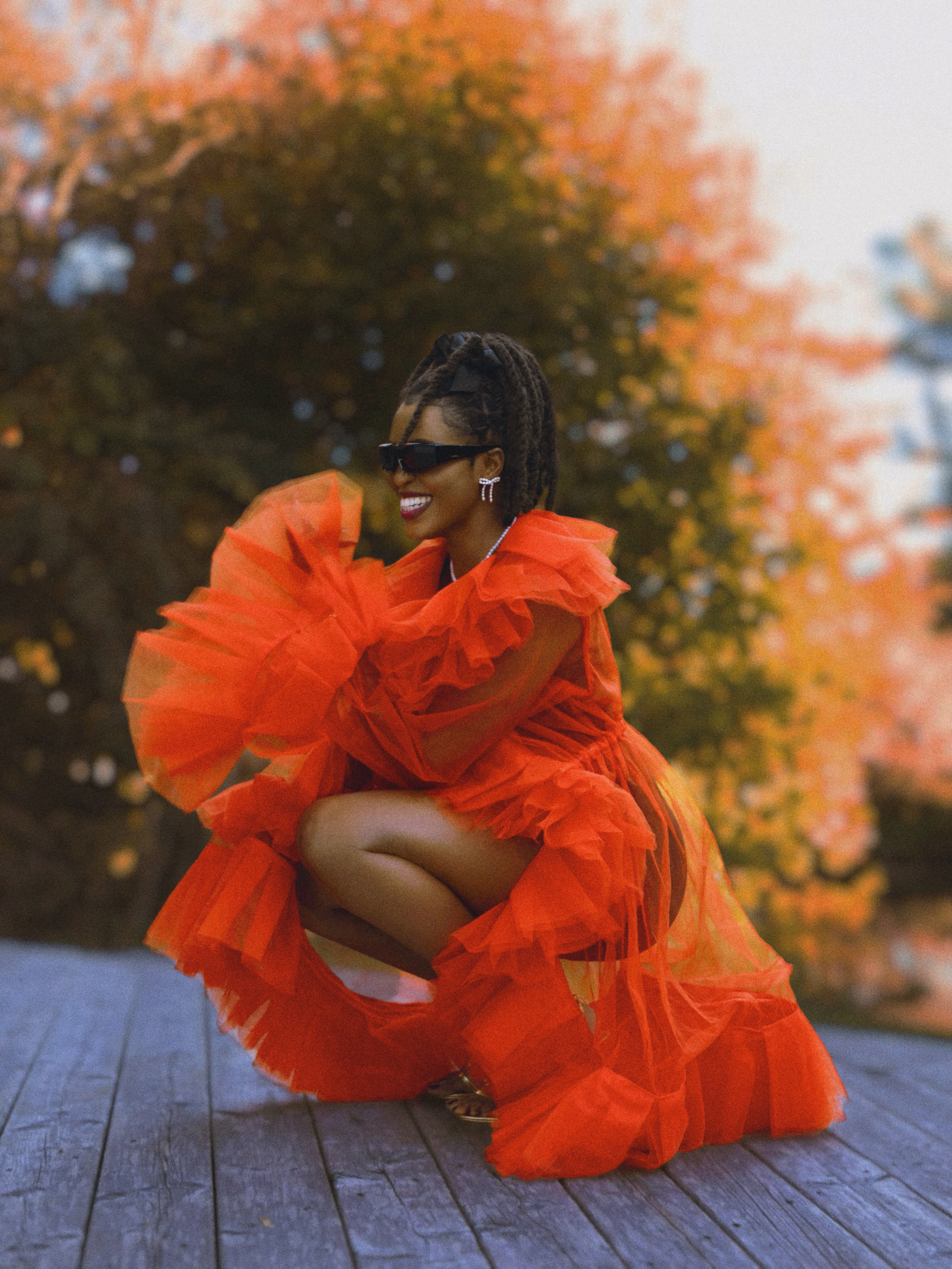 Please Me Robe - Tulle Statement Dress - Dimaz