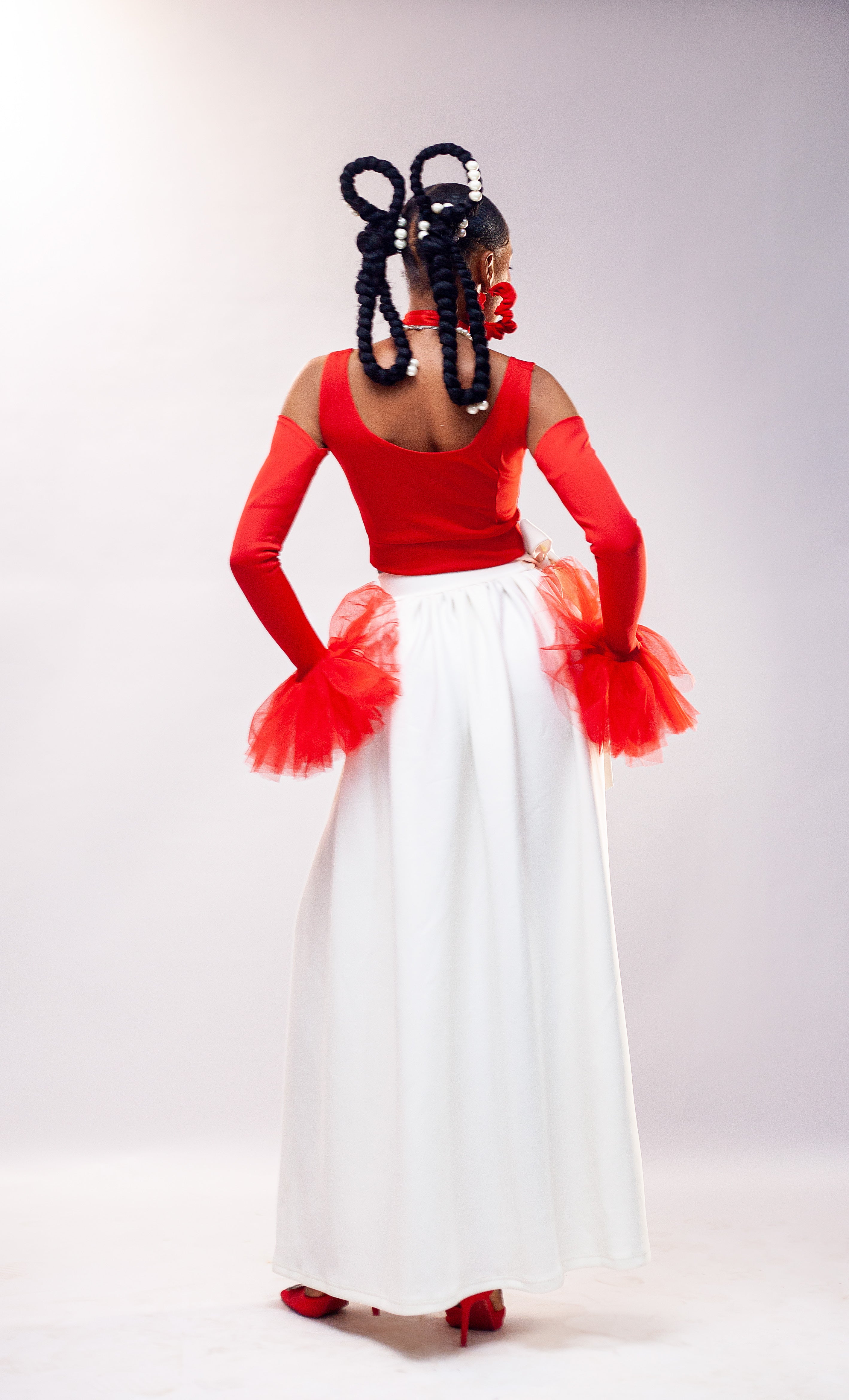 Serenity Tie Skirt - Versatile High-Waisted Maxi Skirt - Dimaz