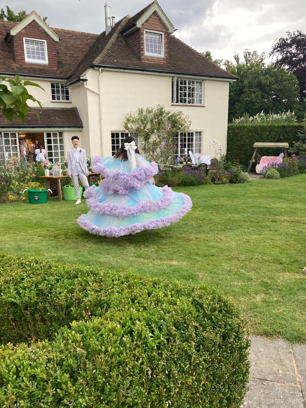 Alice In Wonderland Dress - Pastel Tulle Ball Gown - Dimaz