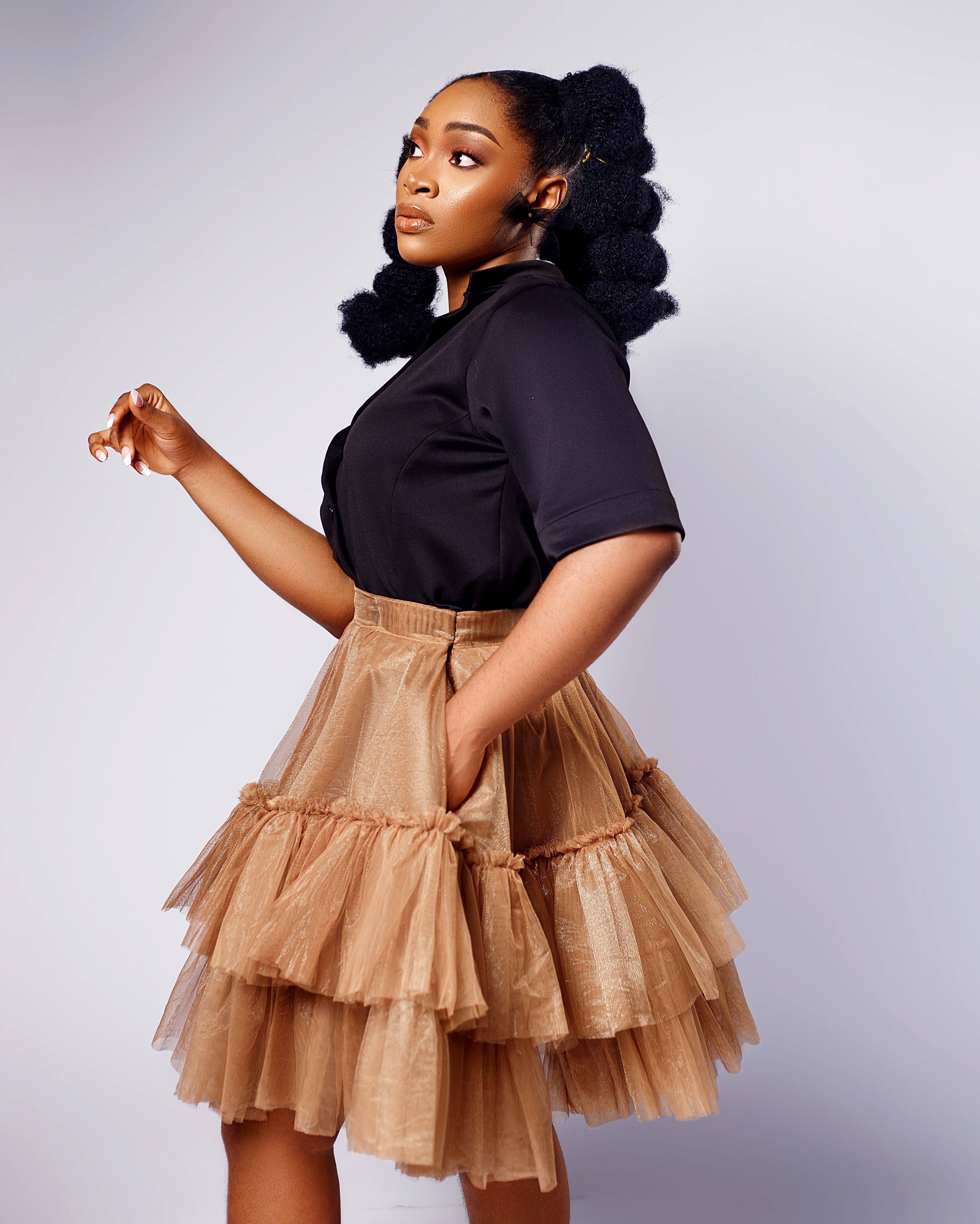 Estelle Mini Ruffled Skirt - Dimaz