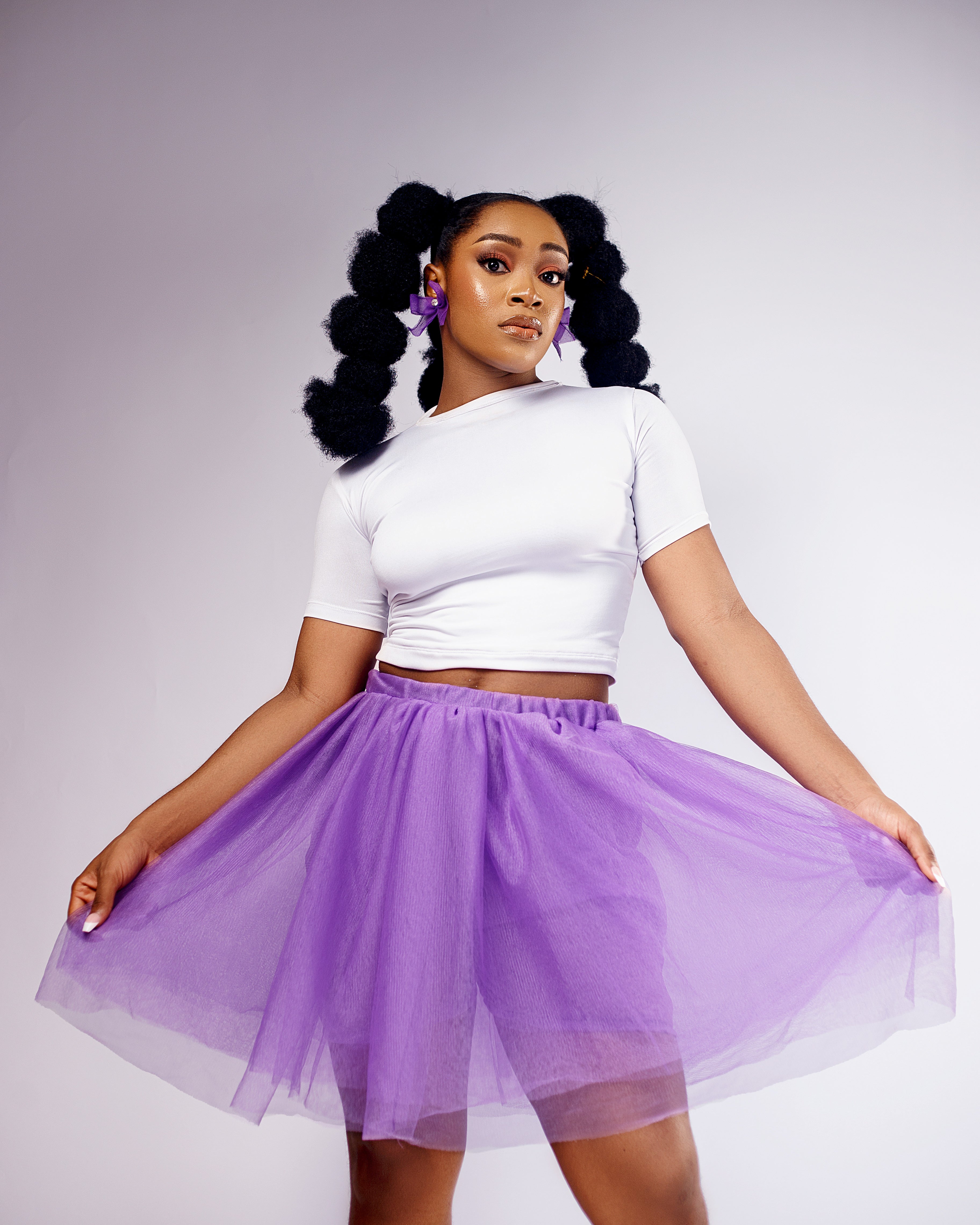 Haze Skirt - Flirty Tulle Mini Skirt - Dimaz