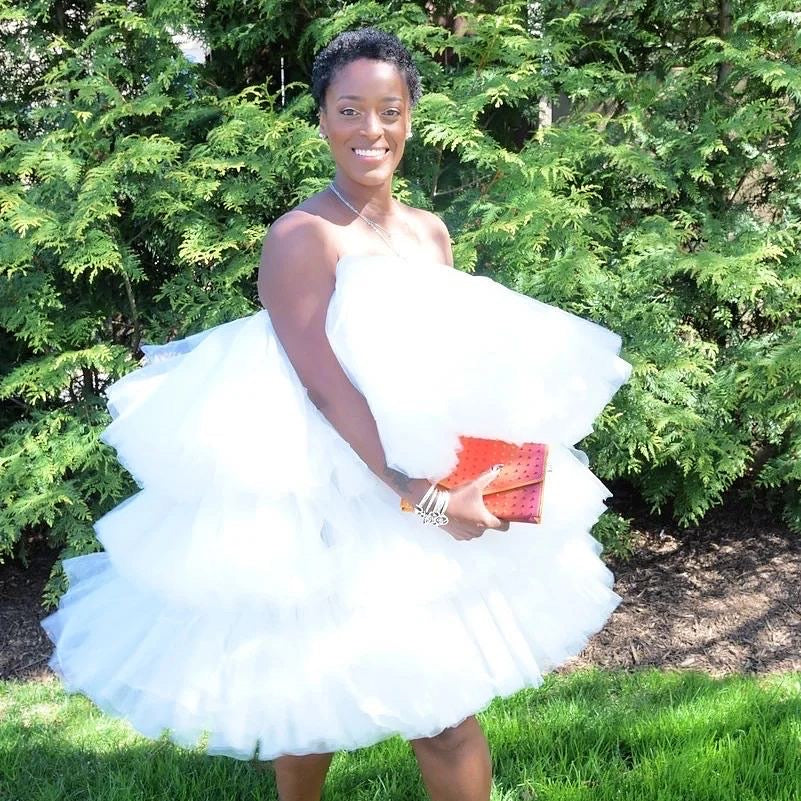 Iris Tiered Tulle Skirt Dress - Dimaz