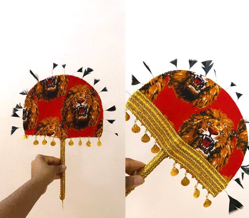 Isiagu (lion head) fan - Dimaz