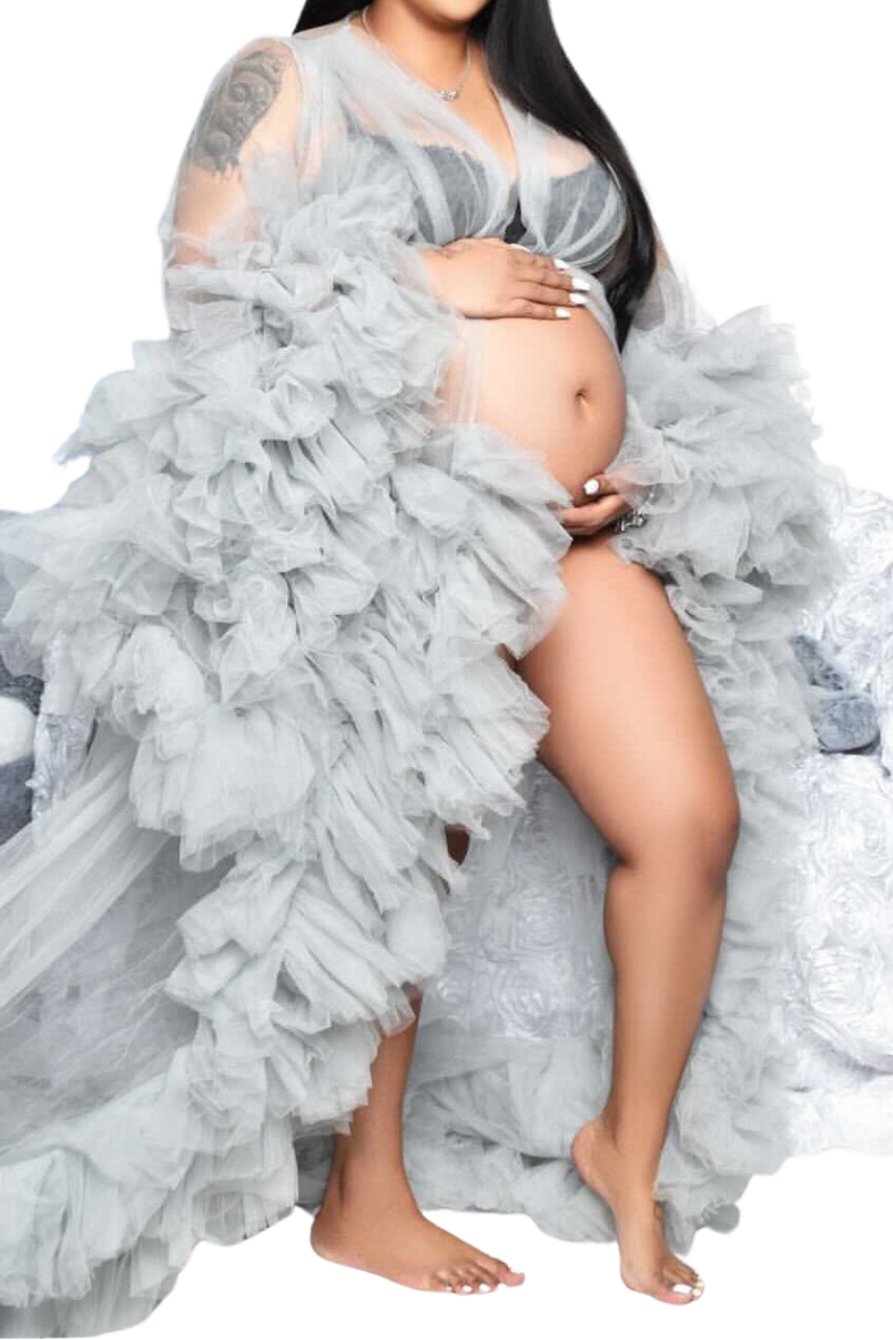 Star Robe - Customizable Tulle Photoshoot Robe - Dimaz